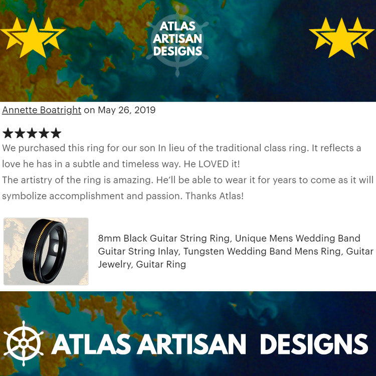 Koa Wood Ring Mens Wedding Band, Silver Tungsten Wedding Band Mens Ring, Wood Wedding Bands Women Couples Ring, Unique Mens Ring Wooden Ring - Atlas Artisan Designs
